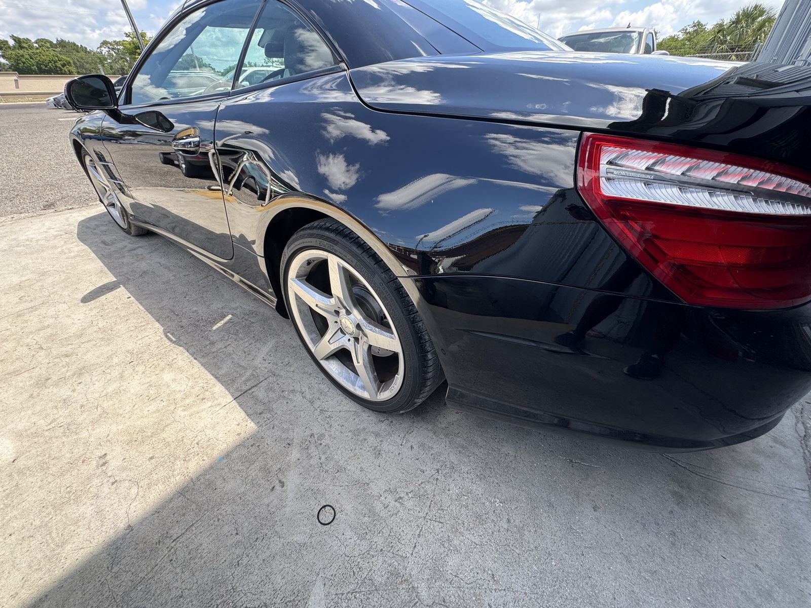 Mercedes coupe after detail