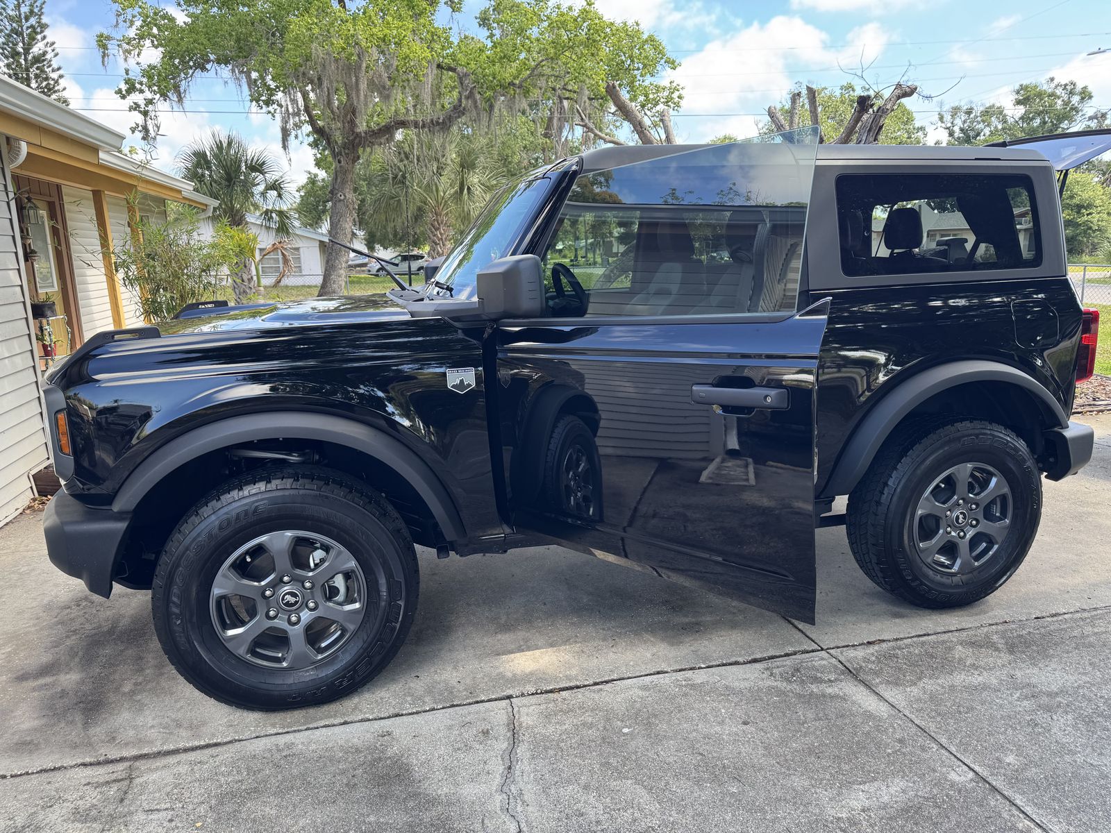 Ford Bronco after detail, side profile