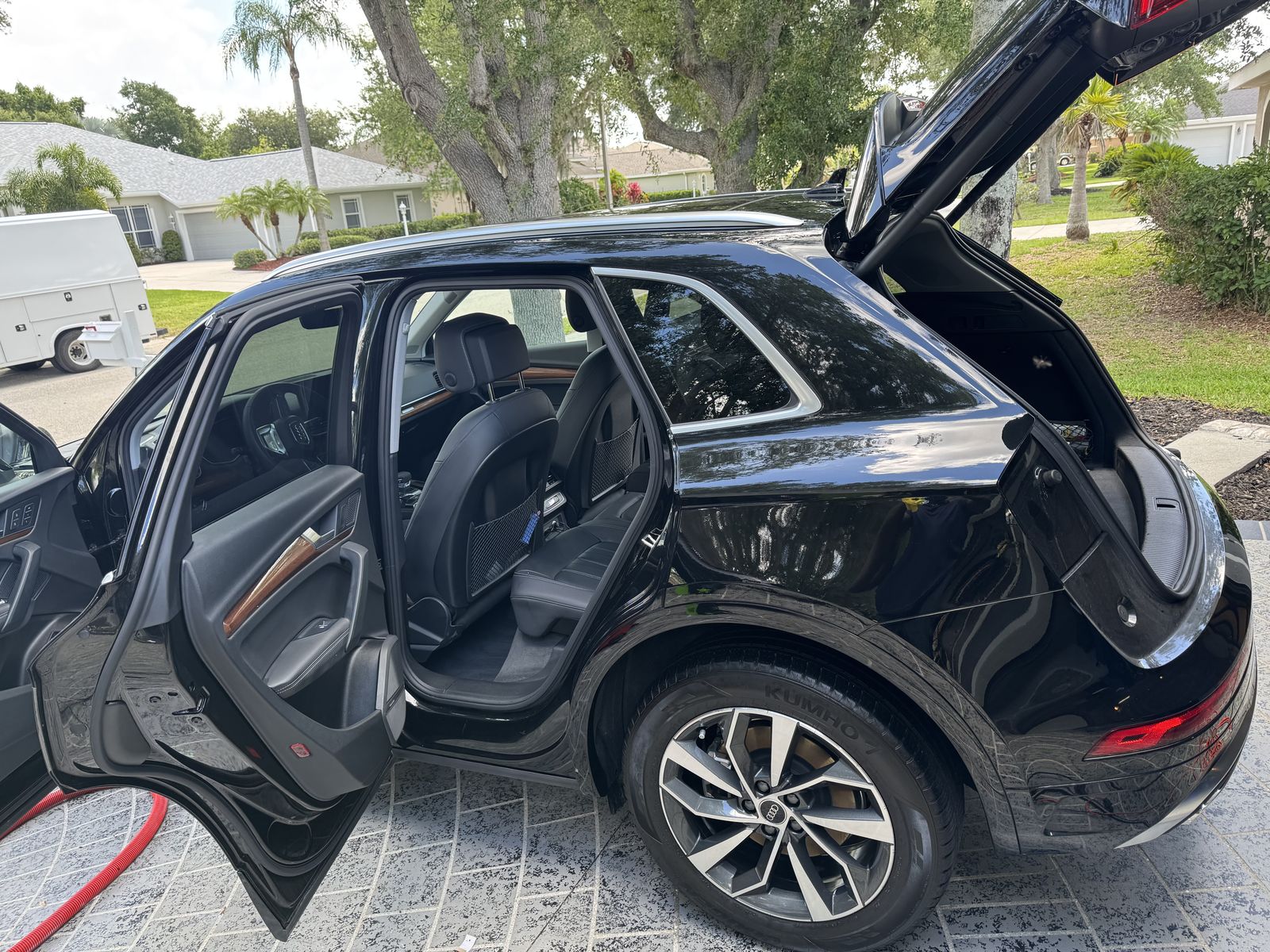 Audi interior after detail
