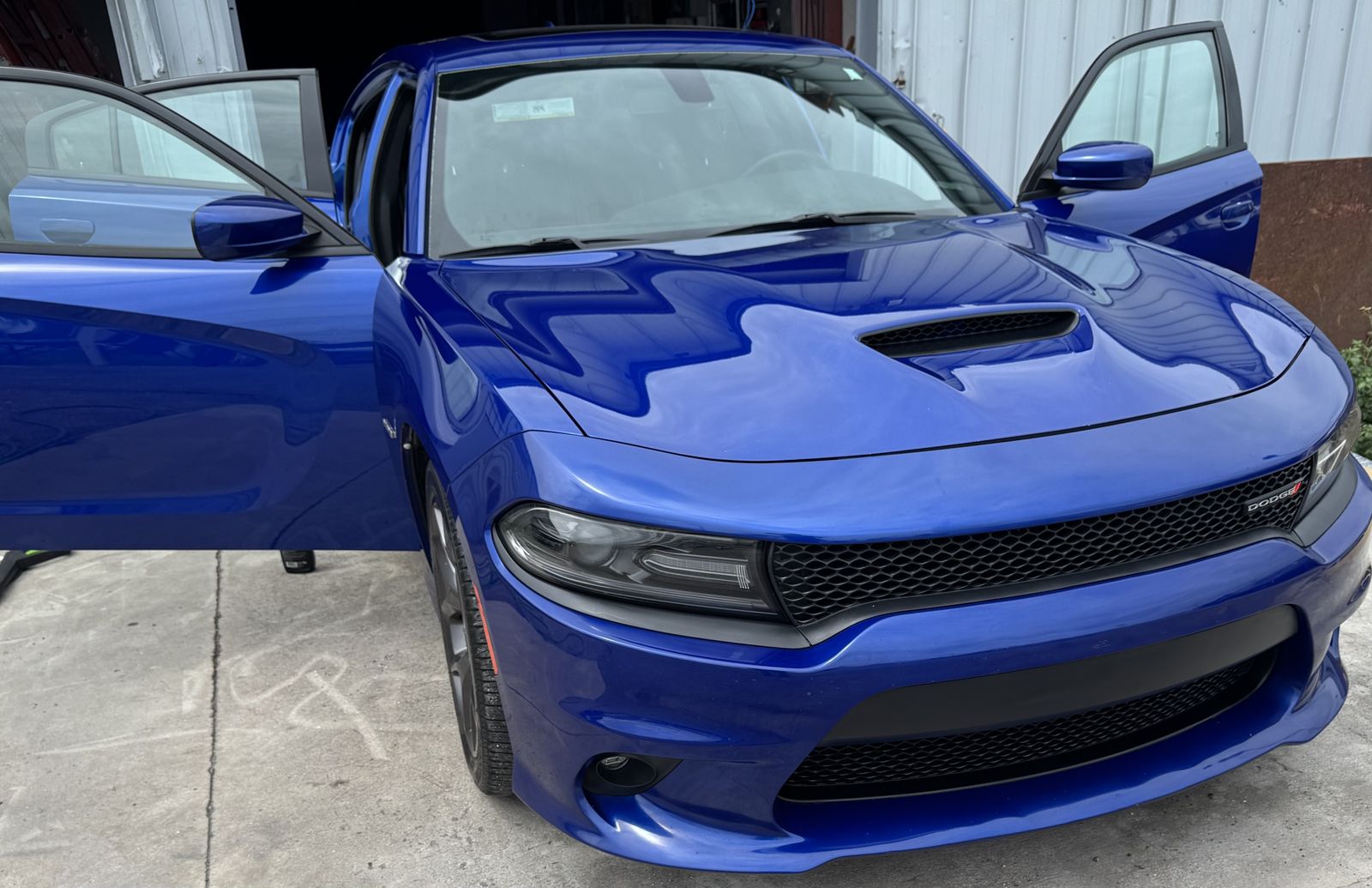 Dodge Charger exterior after detail
