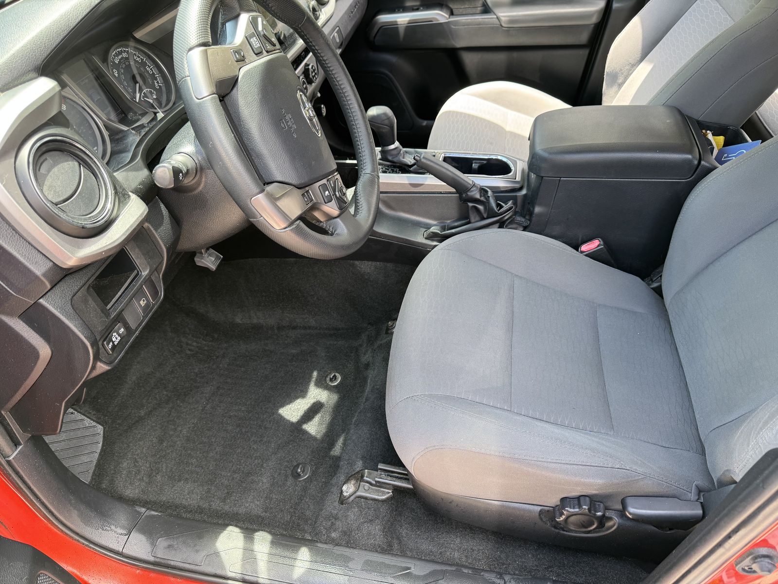 Truck interior after detail